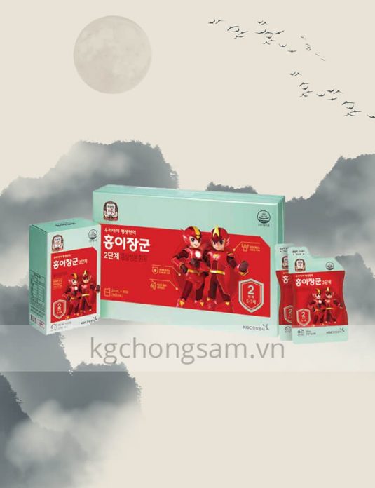 Hồng sâm trẻ em - Giai đoạn 2 [5-7 tuổi]