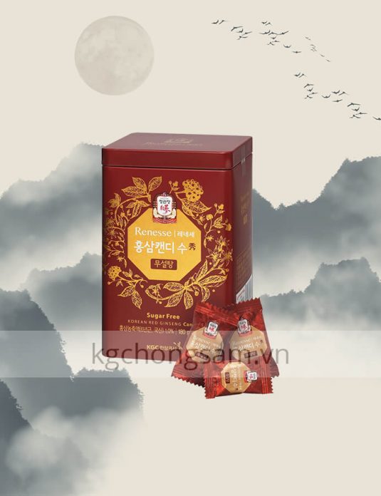 Kẹo Hồng Sâm không đường KGC Candy