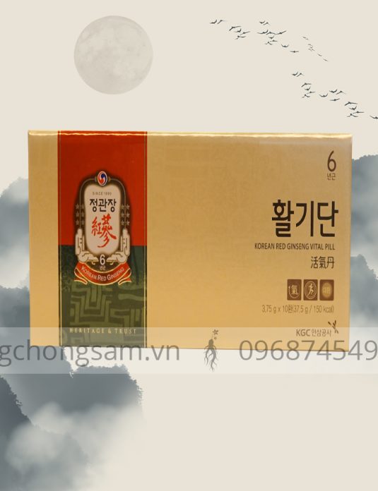 Viên Hồng Sâm Hwal gi dan 37,5g x 10 viên/hộp