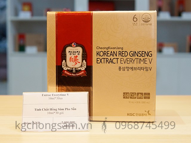 KOREAN RED GINSENG EXTRACT EVERYTIME V
